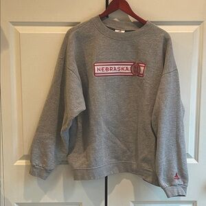 Vintage adidas Nebraska Sweatshirt - L (H111)